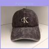 Klassische Denim-Baseballkappe mit Buchstabenstickerei und Sonnenschutz für lässige Männer und Frauen