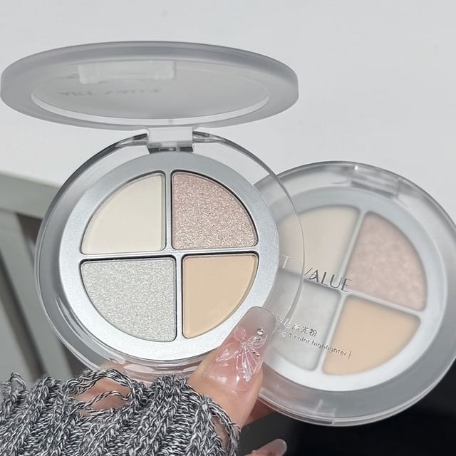 Art Value - Floating 4-Color Highlighter Palette 01# Starlight