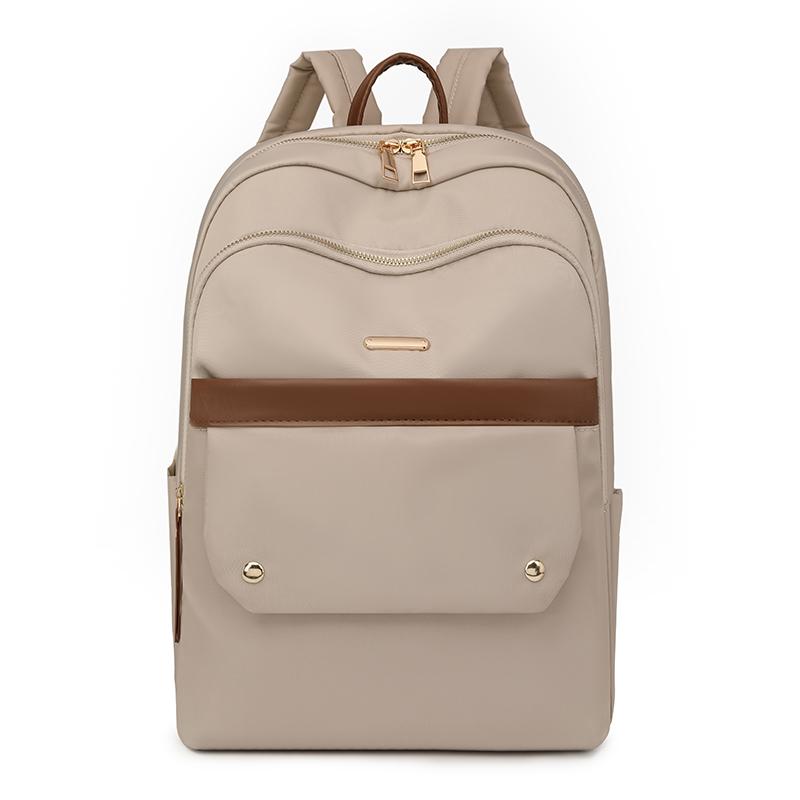 

Рюкзак большой вместимости, легкий женский нейлоновый рюкзак бежевый