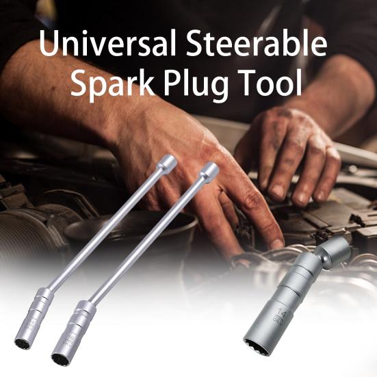 Bussola Per Candele 14 Mm A 12 Punti Con Fermo A Molla | Attrezzo Di Rimozione Magnetico Universale Per Auto | Lunghezza 63 Mm