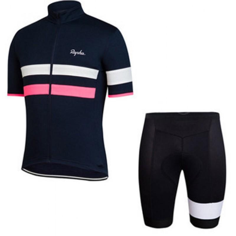 Unisex Cycling Jersey Bib Shorts Set Quick-Dry Road Bike Apparel Men Women