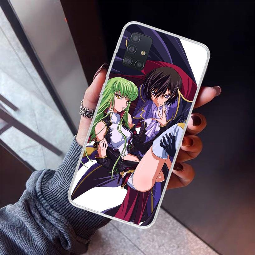 Code Geass Anime Phone Case For Samsung Galaxy A12 A52S A42 A32 A22 A51 A50 Note 20 Ultra 10 S10 Plus A71 A70 A31 A30 A10S Galax