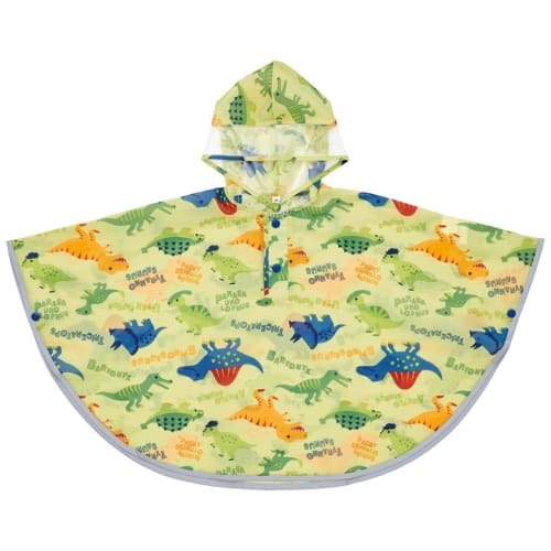 

skater rain poncho raincoat for children dinosaur picture suitable height 80-100cm rapo2-a