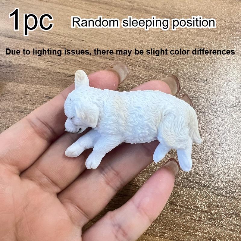 

1pc Golden Retriever Dog Resin Car Ornaments Puppy Cute Dog Toy Figure Statue for Car Dashboard Tabletop Decoration Accessories