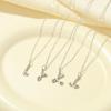 Banyan Tree S925 Silver English Letter Pendant Necklace - Simple, Elegant Style for Mother's Day