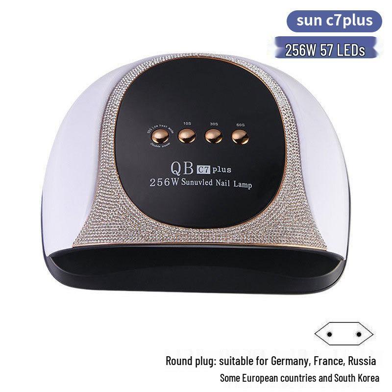 256W High Power UV/LED Dual Light Nail Curing Lamp