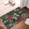 Skeleton Gothic Style Bathroom Non Slip Floor Mat Foyer Entrance Mat Rugs Kitchen Front Door Non Slip Area Foot Mats