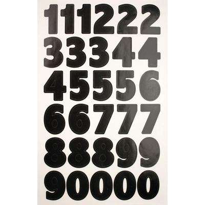 MégaCréa DIY - Alphabet Letter Stickers 1.5cm and Numbers 2.1 Cm 4 Sheets
