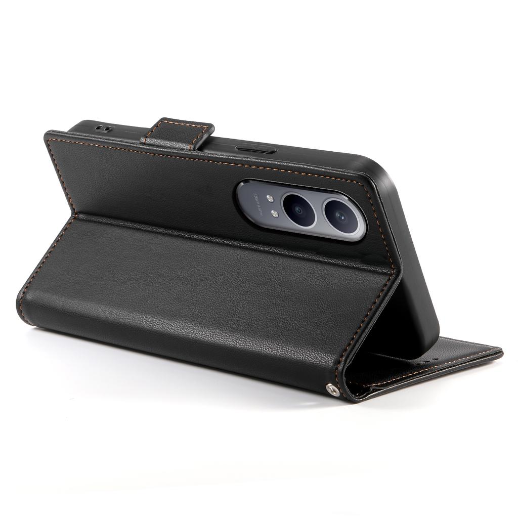 DF-010 For Oppo K12x 5G (China)/OnePlus Nord CE4 Lite 5G Stand Case PU Leather Wallet Phone Cover