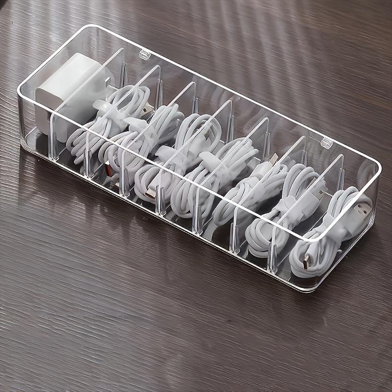 Dust-proof Storage Cable Box Hub Finishing Box Desktop Data Cable Storage Box