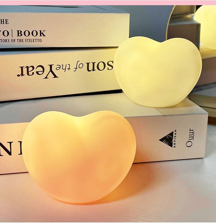 Night Love Light 520 Gift Girl Heart Romantic Atmosphere Lamp Battery Button