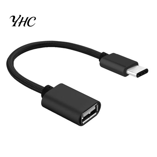 OTG Converter Cable Quick Transmission Stable Output Universal Mini Plug Play USB Type-C Micro Adapter for Laptop Compact