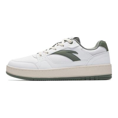 Original 2 Wear Resistant And Lightweight Low Top Skateboard Shoes Women's White Green 922548068-1