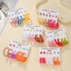 Oversold Personalized C-shaped Earrings Set, Colorful Resin Small Stud Earrings, Love Bow, Cute Earrings.