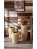 Handmade Retro Nostalgic Large Ceramic Floor Vase – Coarse Pottery Feng Shui Decor for Living Room or Hotel.