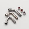2Pc Miexd 45/90/135 Degree Air Tyre Valves For Truck Motorcycle Cycling Accessories Adapter Car Valve Extension Stem Brass