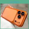 17 Case For Frosted Translucent Iphone 17 Pro Max Full Lens Protection Shockproof Plating Frame Back Cover For Iphone Air 17pro