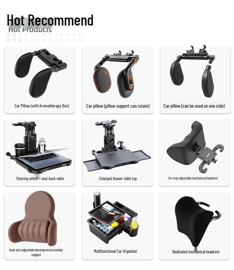 3D Memory Foam Kids' Car Neck Pillow - Universal Fit for All Seasons