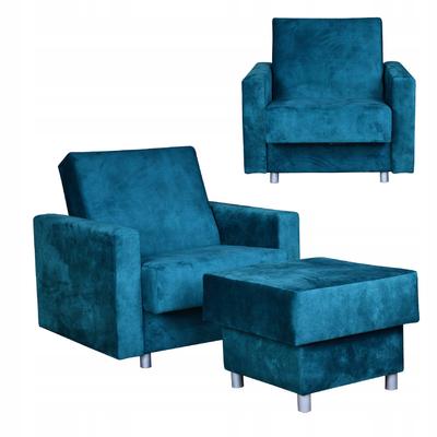 Alicja Reclining Armchair with Sleeping Footrest and Storage