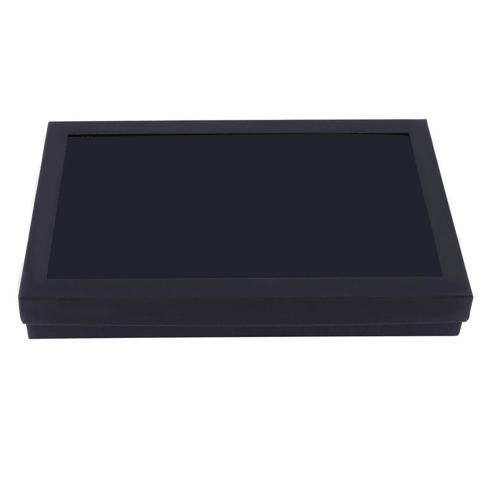Window New Velvet Earring Holder 36 Slots Cufflinks Display Case Storage Ring Box Organizer Tray