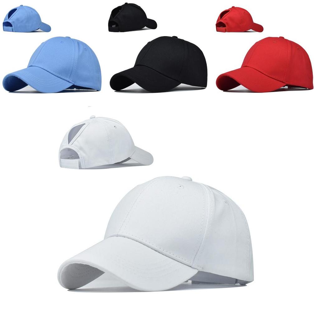 2020 Außenhandel Explosionsmodelle Offene Pferdeschwanzkappe Einfache Baumwoll-Baseballkappe Entenschnabelkappe