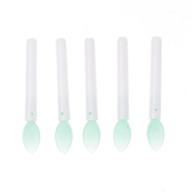 5Pcs Soft Silicone Lipstick Brush Lip Stick Applicator Portable Clean Microbrush Lipgloss Beauty Tool