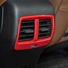 For -2024 Ford Bronco Sport ABS Red Interior Rear A/C Outlet Vent Cover Trim