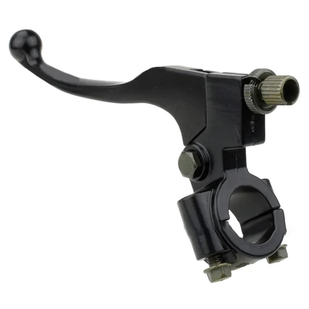 Motorcycle Black Left Brake Clutch Lever Brake Lever Perch 7/8" for ATV Motorcycle Handlebar Aluminum Alloy