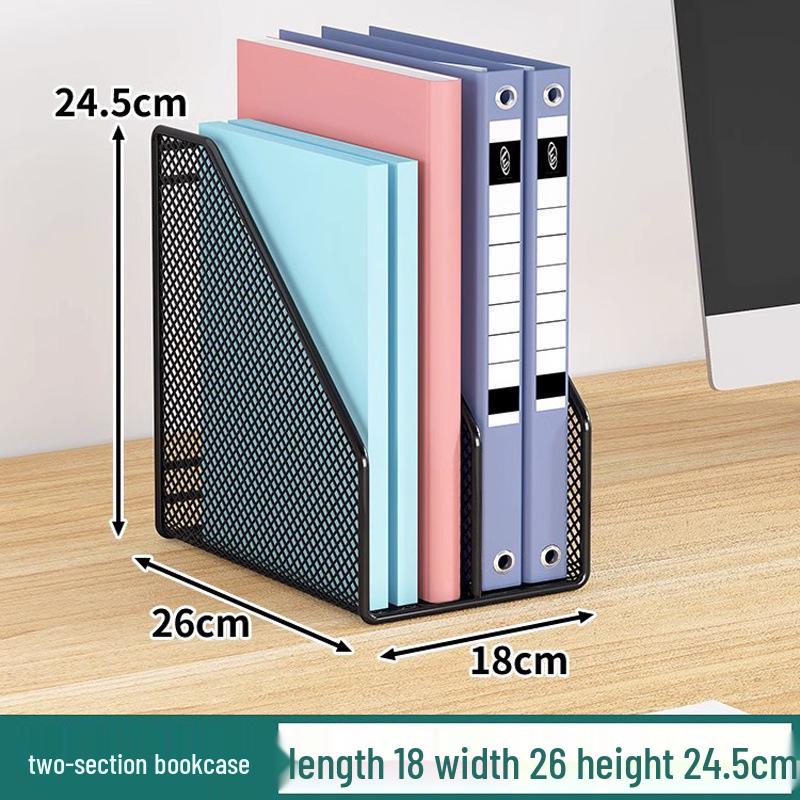 Настольный металлический органайзер для документов и файлов – Многоуровневая полка и подставка для книг