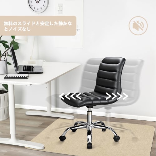 Hriiiiya Chair Mat, Floor Protection Mat, Scratch Prevention Pad, PVC, 120x90cm, Scratch and Dent Prevention, 4mm Thick, Self-Adhesive, Scratch-Resist