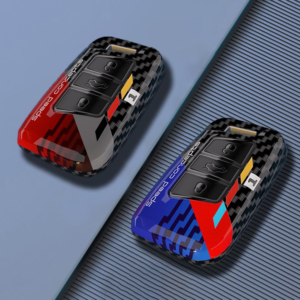 For Vw Volkswagen Magotan Magotan Gte Passat B6 B7 B8 Cc Arteon For Skoda Fabia Superb A7 Kodiaq Car Abs Carbon Key Cover Case