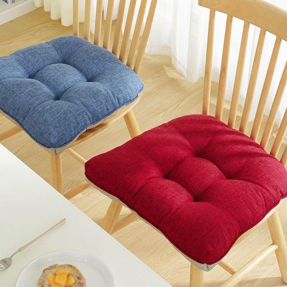 Solid Color Seat Cushion Thickened Sofa Cushion Multipurpose Chair Mat  School