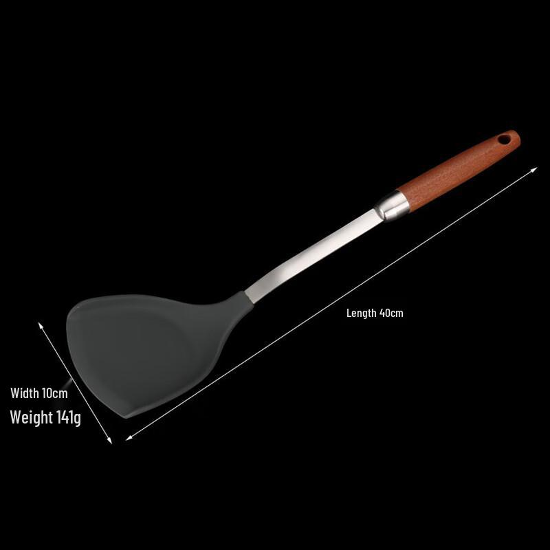 ZISIZ Silicone Spatula and Soup Spoon Set