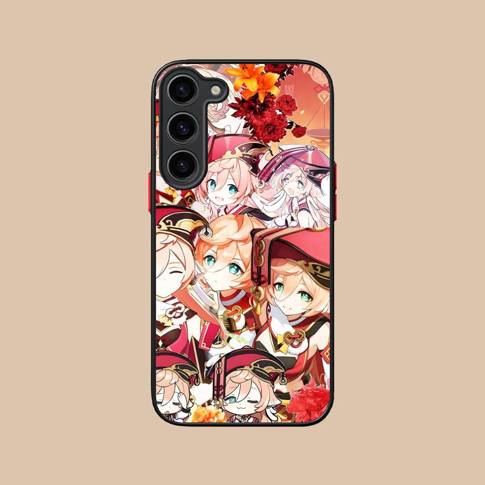 Game GI Yanfei Silicone Mobile Phone Case for Samsung Galaxy S26 S25 S24 S23 S22 S21 Plus FE Ultra Colorful Cover