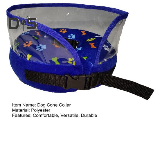 Inflatable Dog Cone Collar for Large Dogs Cats Adjustable Soft Dog Surgery Collar Pet Licking Prevention Donut Collar