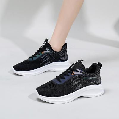 Summer New Breathable Flying Woven Women's Shoes Ins Trendy Running Sneaker Women's Casual Shoes
