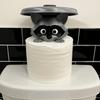 Adorable Animal Design Raccoon Toilet Paper Holder No Drilling Required Funny Animal Decor  Camping
