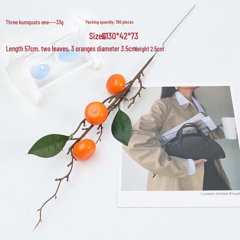 New Year Fortune Bucket: DIY Pomegranate, Persimmon & Apple Floral Arrangement with Foam Berries