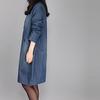 Fashion Women Denim Dress Knee Length Long Sleeve  Loose Dress