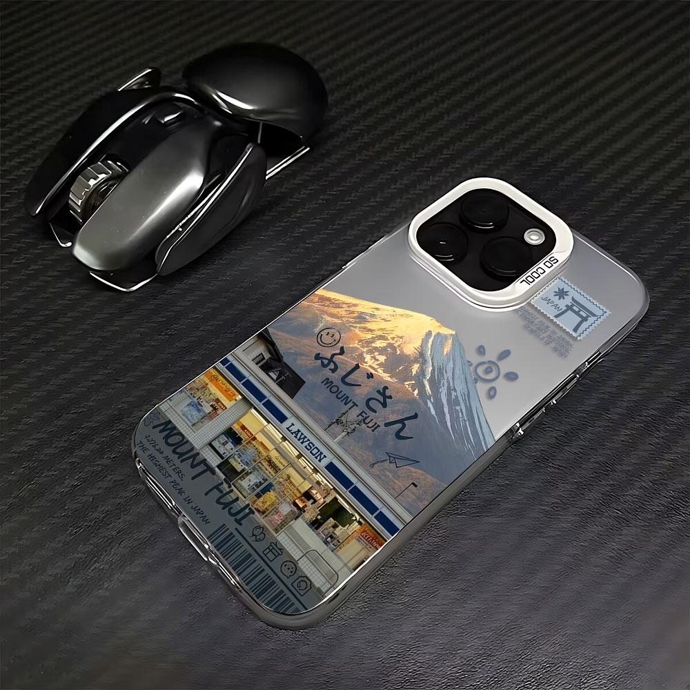 Snow Mountain Scenic Area Phone Case for Xiaomi Redmi Note 7 8 9 9S 10 11 12 13 14 15 Pro Plus 4G 5G Anti Fall Matte Back Cover