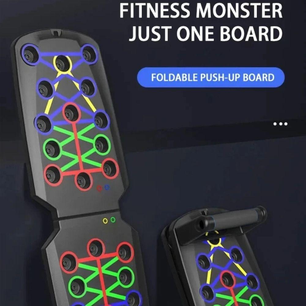 Foldable Push-up Board Multifunctional Push Up Bar Body Shaping Home Exercise Equipment  Gym