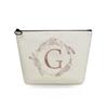 Women Circular letter Print Cosmetic Bag Toiletries Organize Travel Storage Case 6751 KTB