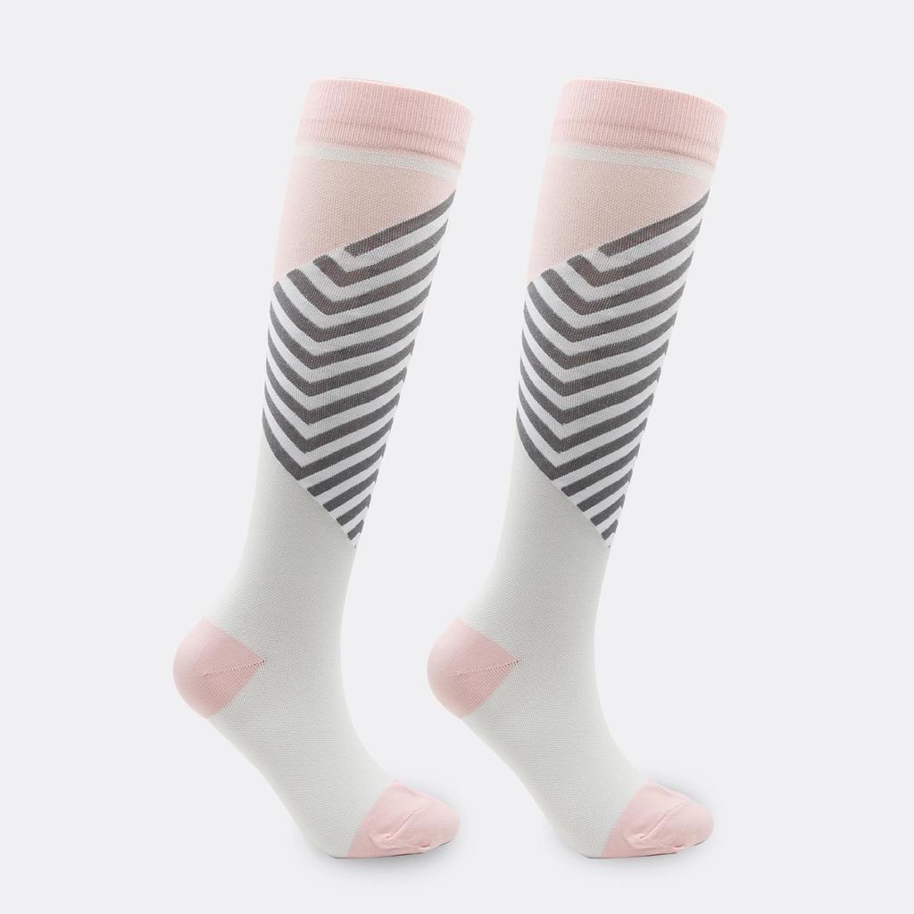 33 Styles: Sports Compression Long Socks - Elastic & Colored