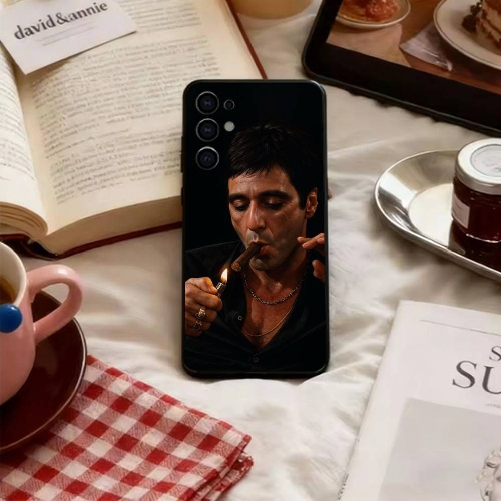 Al Pacino Phone Case Black Silicone Soft For Samsung S25,S24,S21,S22,S23,S30,Ultra,S20,Plus,Fe,Lite Samsung S23ULTRA5G