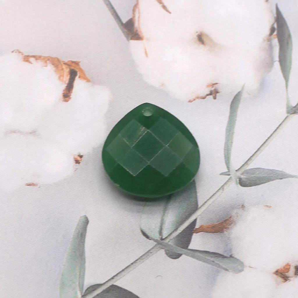 2Pcs Faceted Pendant Natural Stone Drop-Shaped Smalll Pendant For Jewelry Making DIY Earrings Beacelet Necklace Accessory