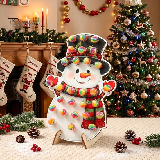 Lollipop Holder for Holiday Treats Christmas Wooden Display Stand, Creative Candy Sweet Kindergarten Buffet Table, Decorative Dessert Party