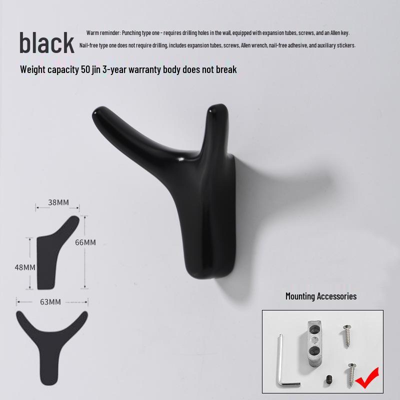 Modern Nordic Antler Wall-Mounted Coat Hook