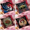 Cushion Cover Anti-dustmite Pillowcase Invisible Zipper Silky Short Plush Sofa Cushion Cover G-Grateful D-Dead Anmie Band