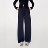 Women's 2025 Winter Mid-Waist Casual Scimitar Wide-Leg Sweatpants with Rivets