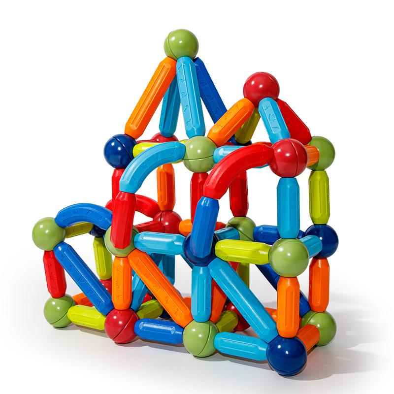 Children's Magnetic Stick Set: Creative DIY Educational Building Blocks